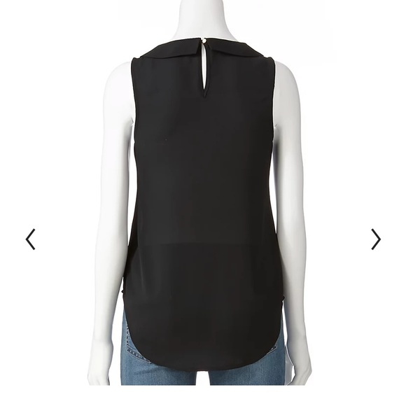 LC Lauren Conrad Peter Pan collar blouse - Picture 2 of 4